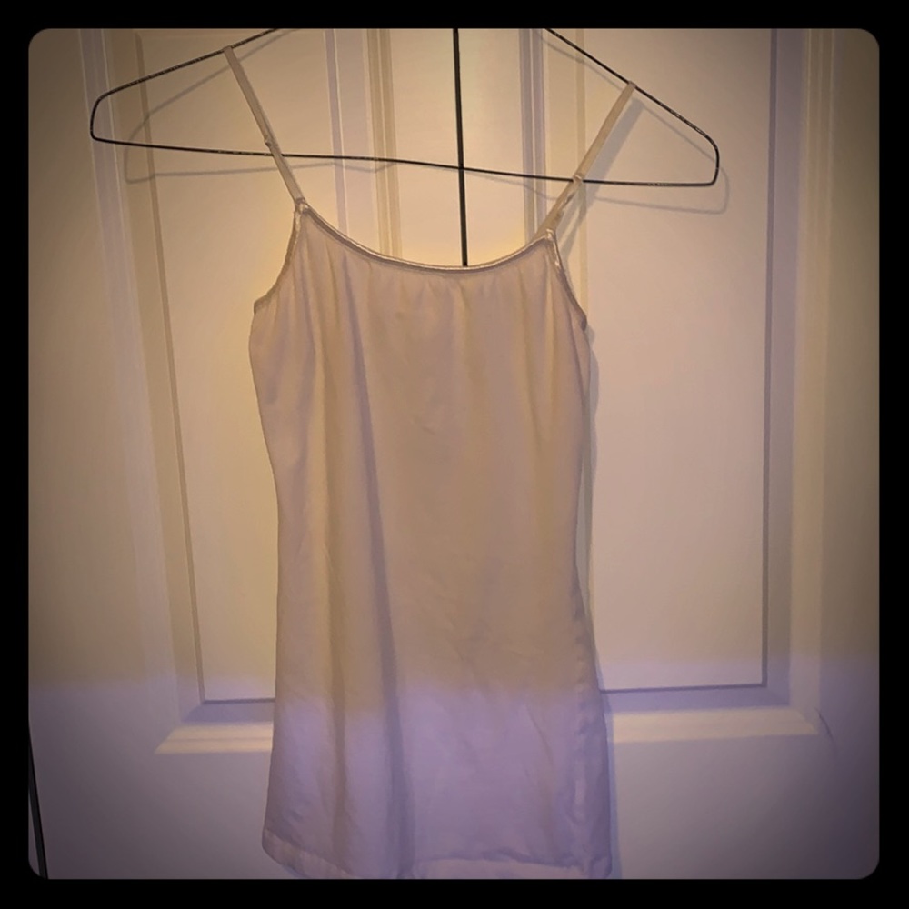 Classic White Spaghetti Strap Tank